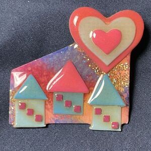 House Pins by Lucinda Brooch